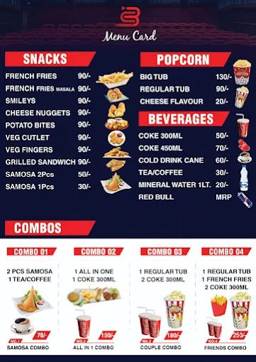 Theatre Menu